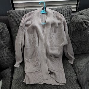 Oversized tan cardigan size Medium